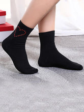 Love Decoration Plain Socks
