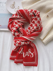 Double Colour Double Plaid Christmas Scarf