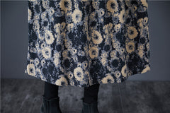 Women Retro Casual Loose Dress