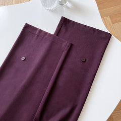 Women High Waist Straight Leg Wide Leg Casual Pants