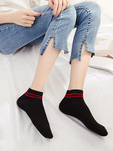 Double Color Stripe Cotton Socks