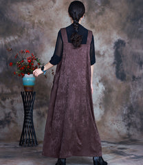 Casual Irregular Pocket Maxi Dress