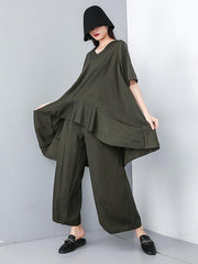 Loose Soft Wide-leg Suits