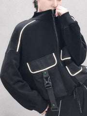 Women Loose Pullover Turtleneck Sweatshirt