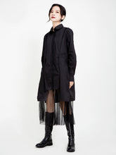 Women Retro Mesh Dress