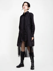 Women Retro Mesh Dress