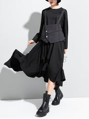 Women Round Neck Long Sleeve Casual Sweatshirt