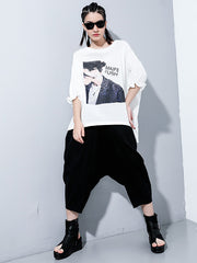 Original Printed Round-Neck Dress