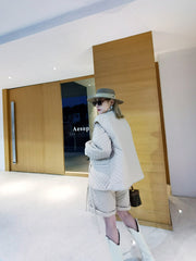 Women Solid Color Loose Casual Suit