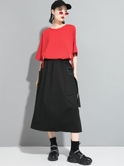 Original Split-Joint With Pocket Solid Skirt