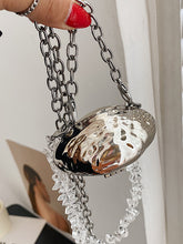 Metal Shell Chain Portable Messenger Mini Bag