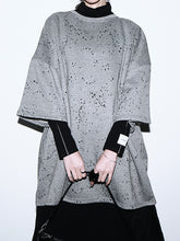 Women Personality Irregular Print Round Neck T-Shirt