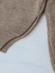 Asymmetric Solid Color Off-The-Shoulder Sweater
