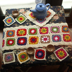 Hand Hook Garden Wool Desktop Eight-piece Set