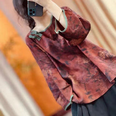 Vintage Printed Loose T-Shirt