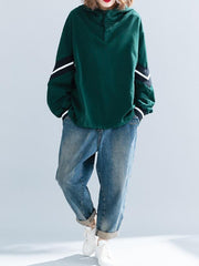 Loose Printed Thicken Hoodie Sweatshirt