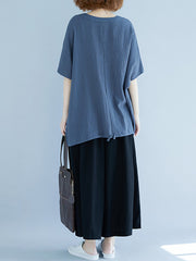 Casual Loose Slimming Bat Sleeve T-Shirt