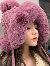 Simple Ear-Protection Casual Wool Hat