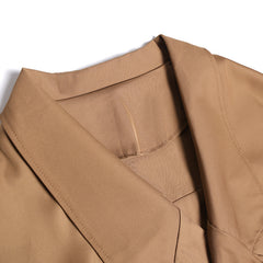 Women Solid Color Thinner Mid-Length Coat