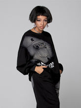 Denim Patchwork Loose T-Shirt