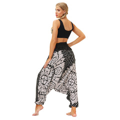 Loose Casual Totem Digital Printing Harem Pants