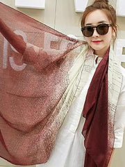 Comfortable Cotton Split-joint Scarf