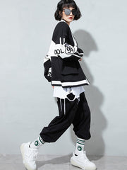 Solid Color Casual Pants