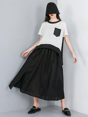 Beaded Split-side Skirt