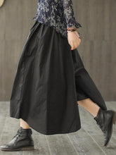 Loose Cropped Wide-leg Pants