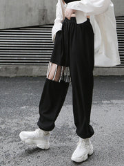 Pearl Hollow Legs Casual Pants
