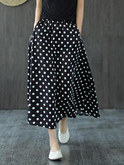 Vintage Versatile Polka Dot Skirt