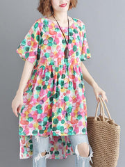 Loose Colorful Long T-shirt