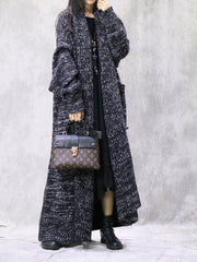 Casual Solid Color Cardigan Sweater Coat