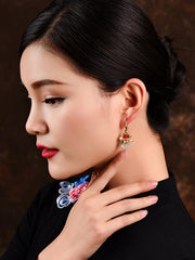 Retro National Style Earrings