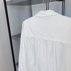 Long Sleeves Puffed Lapels Blouse&Shirt Top