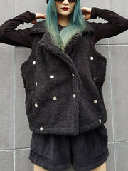 Women Printed Lapel Vest