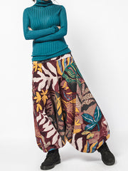 Women Colorful Ethnic Style Loose Casual Pants