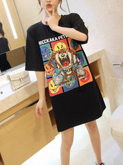 Loose Cartoon Printed Comfortable T-Shirts