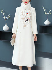 Ancient Tang Dynasty Embroidery Gown Type Overcoat