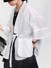 Original Thin Irregularity Solid Outwear