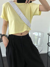 Loose Chic Solid Simple Comfortable Short T-Shirts