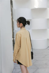 Lapel Irregular Loose Shirt