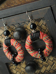 Ethnic Style Handmade Original Cloth Earring Accessories