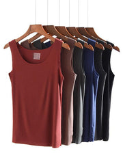 Comfortable Solid Color Sleeveless Vest