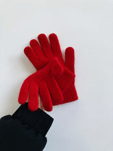 Solid Color Imitation Cashmere Warmer Gloves