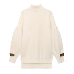 Urban Loose Lantern Sleeve Knit Sweater