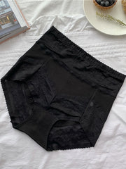 3Pcs High-Waisted Lace Lace Panties