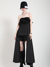 Ruffled Pleated Chiffon Stitching Lantern Sleeves Blouses Shirts Top