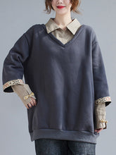 False Two Lapel Embroidered Shirt