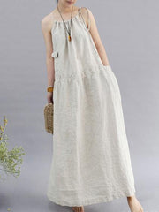 Literature Loosee Big Hem Long Dress